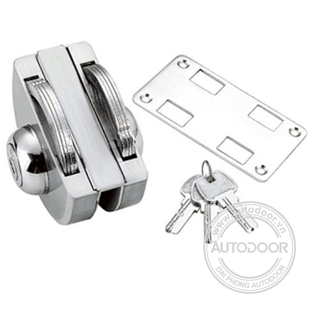 Khóa cửa kính bán nguyệt 1 cánh - Ảnh 2