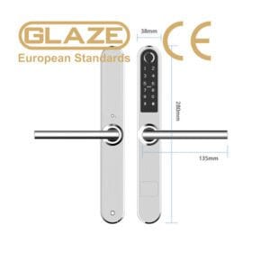 Khóa cửa vân tay Bluetooth nhôm Xingfa