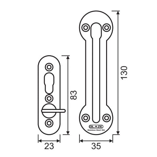 Chốt cửa an toàn 001 - Ảnh 3