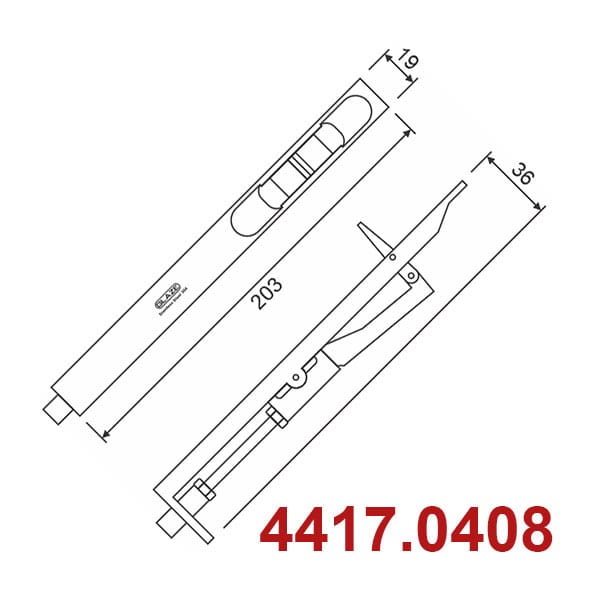 Chốt cửa inox 304 - Ảnh 2