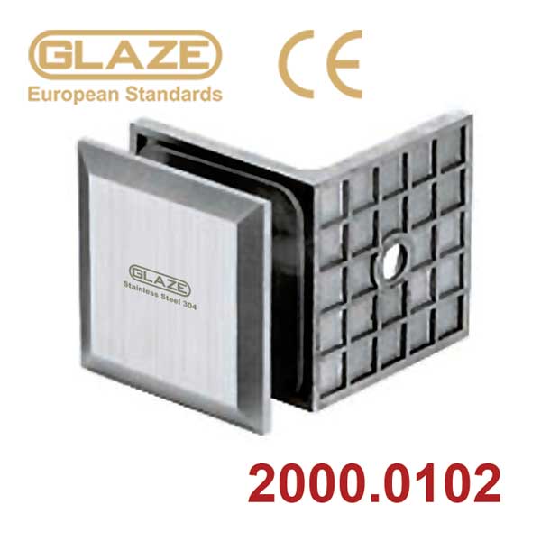 Kẹp kính tường 90° 2000