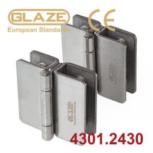 Bản lề tủ kính 2430