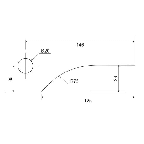 Kẹp kính dưới cửa bản lề sàn loại S - Ảnh 3