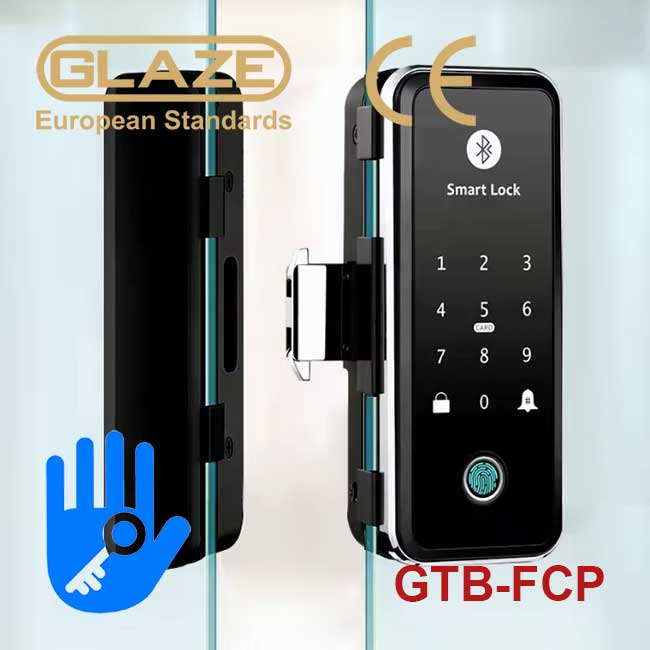 Khóa cửa kính vân tay GTB - Ảnh 2